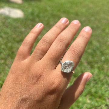 טבעת פורטוגל- אבן אקוומרין