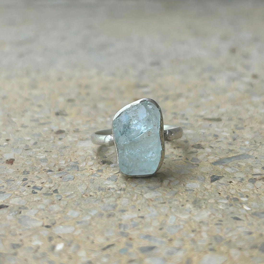 טבעת פורטוגל- אבן אקוומרין